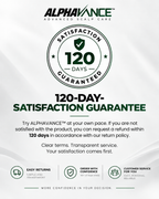 Alphavance — 120-day satisfaction guarantee — English