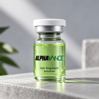 Alphavance — Hair regrowth solution bottle — English