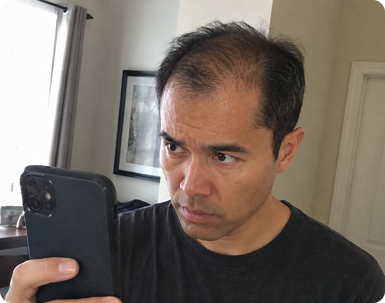 AlphaVance customer testing the product